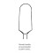 Periosteal Elevator | 20mm Round Edge Straight Blade