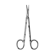 Strabismus Scissors | Curved 4" (102mm)