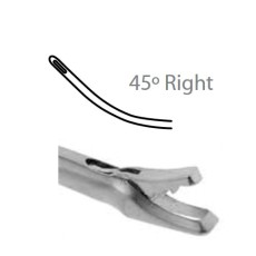 Wide Jaw Punch | 15° Upwards 2.5mm - 45° Right