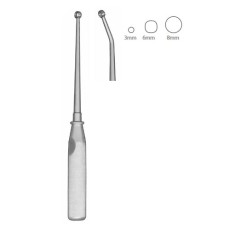 Cone Ring Curette | Straight - size #1, 8mm diameter