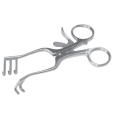 Deep Blade Small Weitlaner Retractor | 3 X 2 blunt prongs Blade depth 30mm