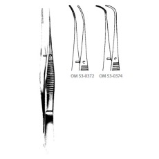 Eye Dressing Forceps | 4" (102mm) Fully Curved