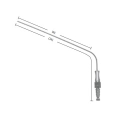 Frazier Suction Tubes 75 ̊ | 7" (178mm) - 12 - 90mm