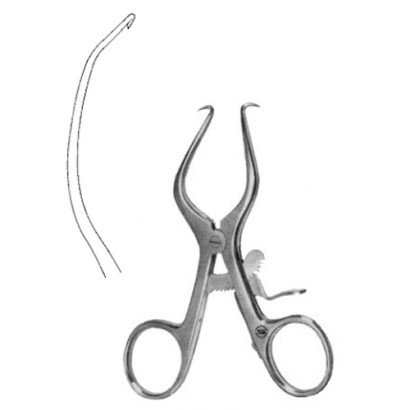 Gelpi Retractor | 3 1/2" (89mm) Sharp