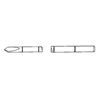 Steinmann Pins Calibrated Guide Wires | Single Diamond round end 9" 3/32" (2.4mm)