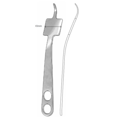 Hohmann Retractor | 9 1/2" (241mm) x 43mm blade width