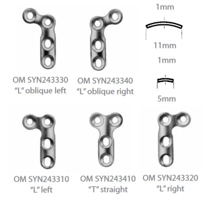 Mini L and T Plates