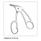 Hook Scissors | 2.7mm 45° Left