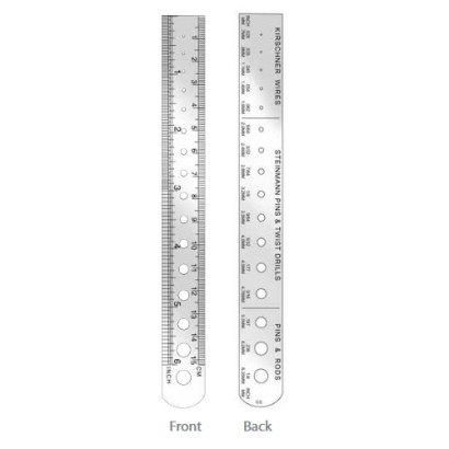 K-Wire Ruler & Pin Gauge