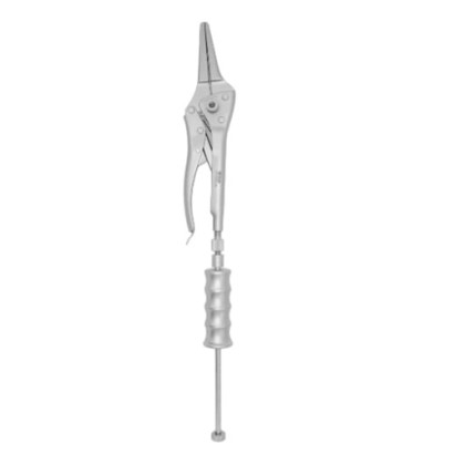 Needle Nose Locking Pliers w/ Slaphammer | Medium 9 1/2" (241mm)