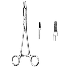 Olsen-Hegar Needle Holder | 7 1/2" (191mm) Carbide Serrated