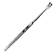 Rigid Rake Retractor | 6 1/2" (165mm) 1 Prong Sharp