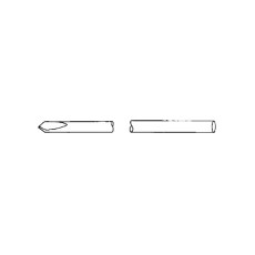 Steinmann Pins Smooth | Single Diamond round end 9" 5/64" (2.0mm)