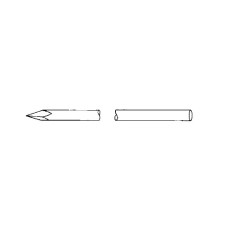 Steinmann Pins Smooth | Single Trocar round end 9" 5/64" (2.0mm)