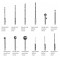 Stille Pattern Drill | (Drill + Bit Set and Burrs)