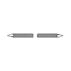 Kirschner Wire Full Threaded | Double End Trocar 6" .035" (.9mm)