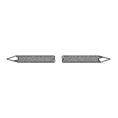 Steinmann Pins Fully Threaded | Double End Trocar 9" 5/64" (2.0mm)