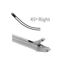 Wide Jaw Punch | 15° Upwards 3.5mm - 45° Right