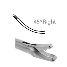 Wide Jaw Punch | 15° Upwards 2.5mm - 45° Right