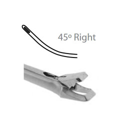 Wide Jaw Punch | 15° Upwards 4.5mm - 45° Right