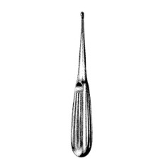 Brun (Spratt) Curette | 6 3/4" (172mm) Straight #3 / 0
