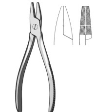 Flat Nose K-Wire Pliers w/ Groove
