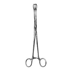 Foerster Sponge Forceps | 7" (178mm) Curved, Smooth