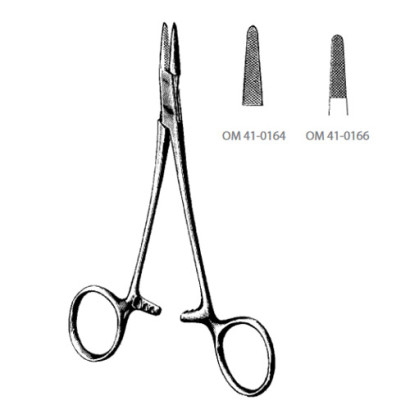 Hegar Baumgartner Needle Holder | 5" (127mm) Serrated