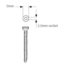 2.7MM Cortical Screws
