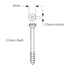 4.0MM Cancellous Screws (Partially Threaded)