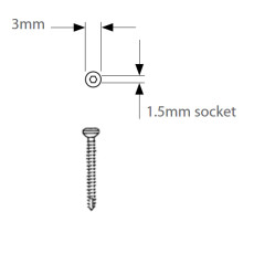 1.5MM Cortex Self-Tapping Screws