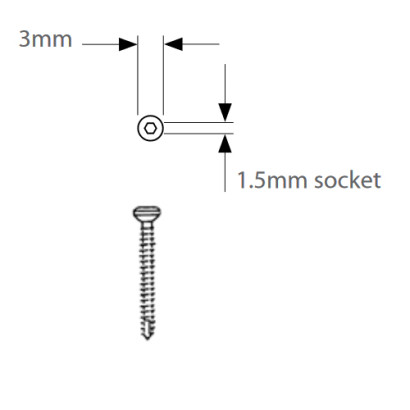 1.5MM Cortex Self-Tapping Screws