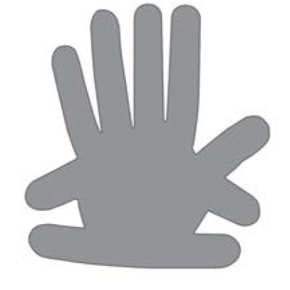 Adult 2mm thick lead hand