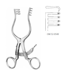Scalp Countour Retractor | 5 1/2" (140mm) Sharp