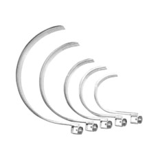 Initial Incision Retractor | Short Round Blades - 2