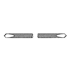 Steinmann Pins Fully Threaded | Double End Diamond 9" 5/64" (2.0mm)