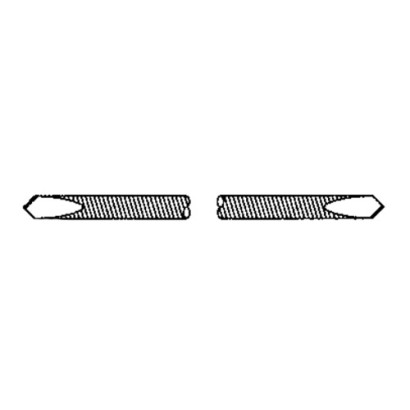Steinmann Pins Fully Threaded | Double End Diamond 9" 5/64" (2.0mm)