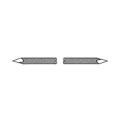 Kirschner Wire Full Threaded | Double End Trocar 6" .035" (.9mm)