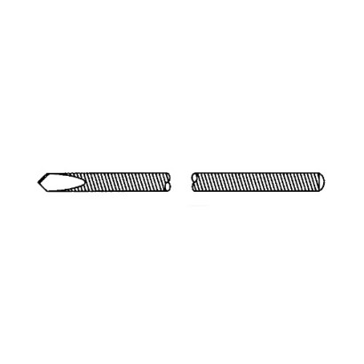 Steinmann Pins Fully Threaded | Single Diamond round end 9" 5/64" (2.0mm)