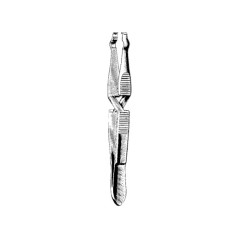 Wachenfeldt Clip Applying and Removing Forceps | 5" (127mm) Cross Action